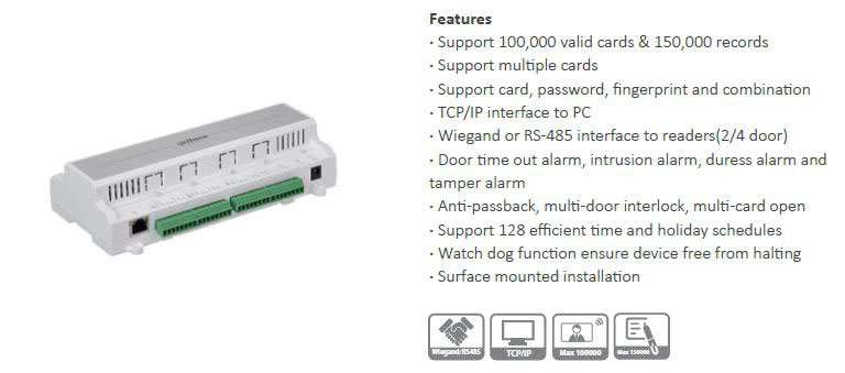 dahua ASC1204B-S controllo accessi
